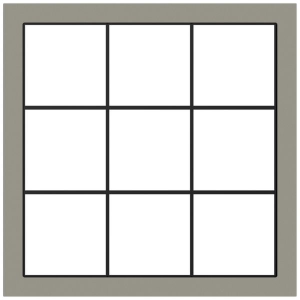 Abdeckrahmen SIDUS 3×3 Est