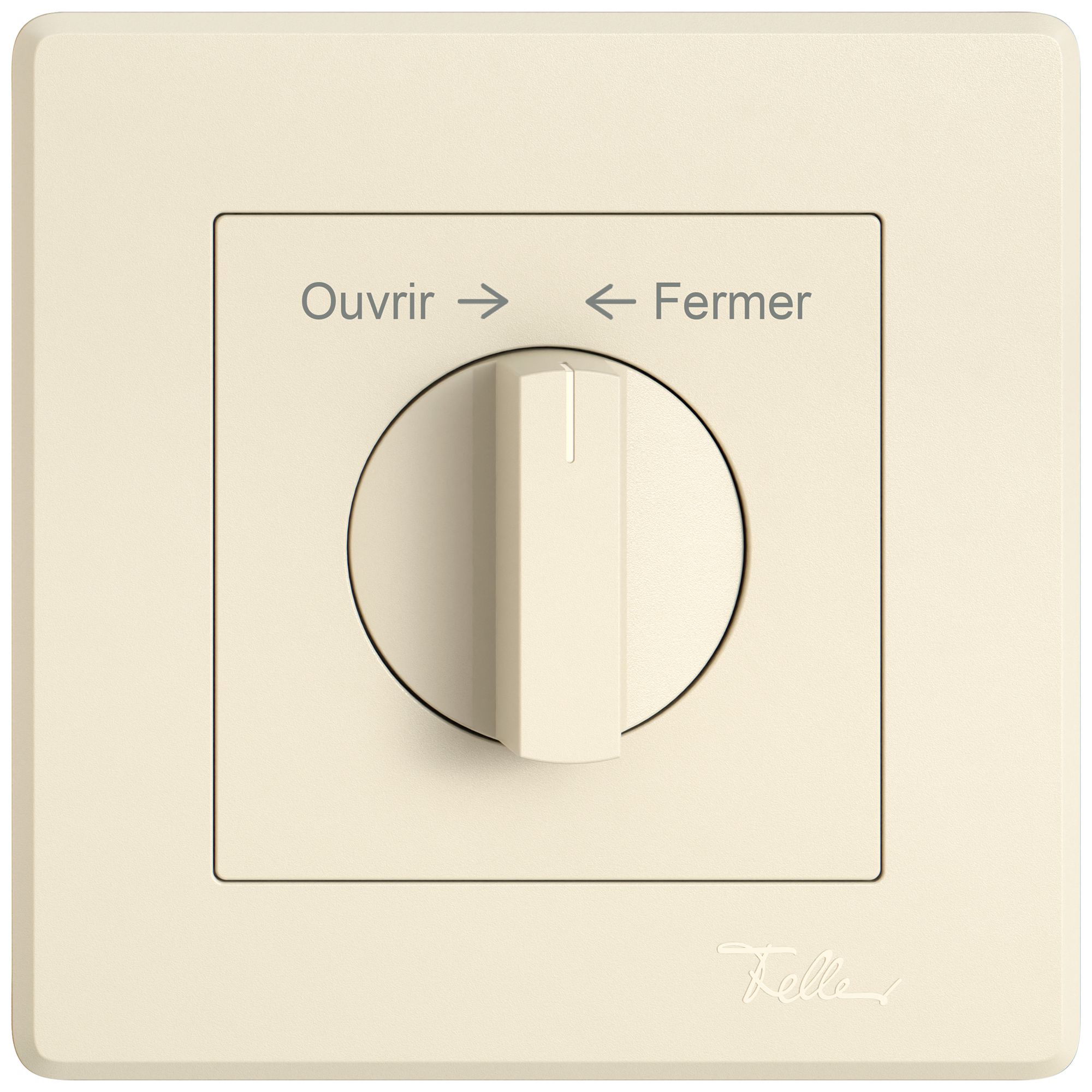 UP-Montageset EDIZIO.liv SNAPFIX® f.Schwenktaster m.Griff Ouvrir → ← Fermer cr