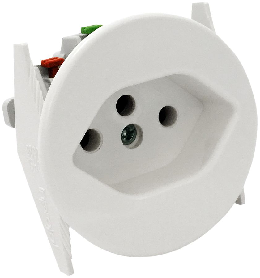 EB Steckdose T13 ABB für waagrechte Schottwand UZB3 f.Multimedia-Verteiler UK600