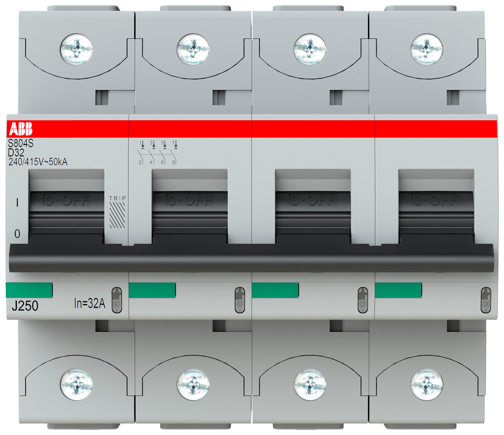 Leitungsschutzschalter ABB S804S-D 32A 50kA