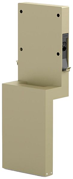 Poteau de montage Scame BE-D une face 1735.5×594×375mm acier bronze