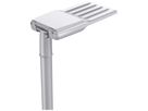 LED-Strassenleuchte DOTLUX DOLPHIN IP66 75W 11000lm 3000…4000K grau