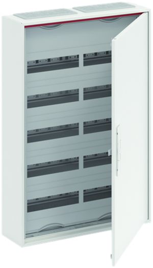 AP-Kleinverteiler ABB CA 25V, 2-Feld 5-reihig 120TE, Tür