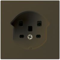 Prise kallysto T25 brun bornes à vis