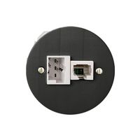 Inserto per presa di raccordo INC xDSL RJ45/TT83 nero ITplus con filtro