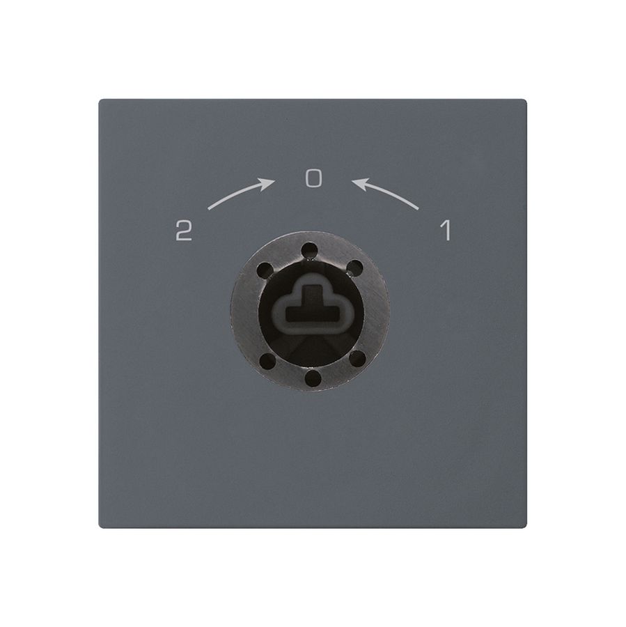 Contact pivotant 1->0<-2 anthracite kallysto pour serrure sans cylindre