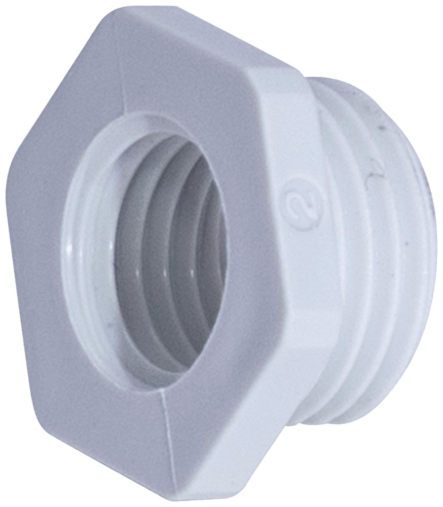 Flanschreduktion PA/GFK M20/M12 hellgrau