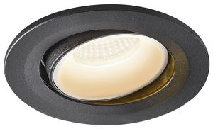 EB-LED-Downlight SLV NUMINOS MOVE S, 8.6W 250mA 720lm 2700K 40° sz/ws