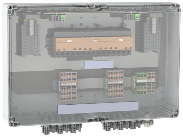 Generatoranschlusskasten WM GAK PVC DC 2I 1O 6MPP RD SPD1R EVO 1.1kV