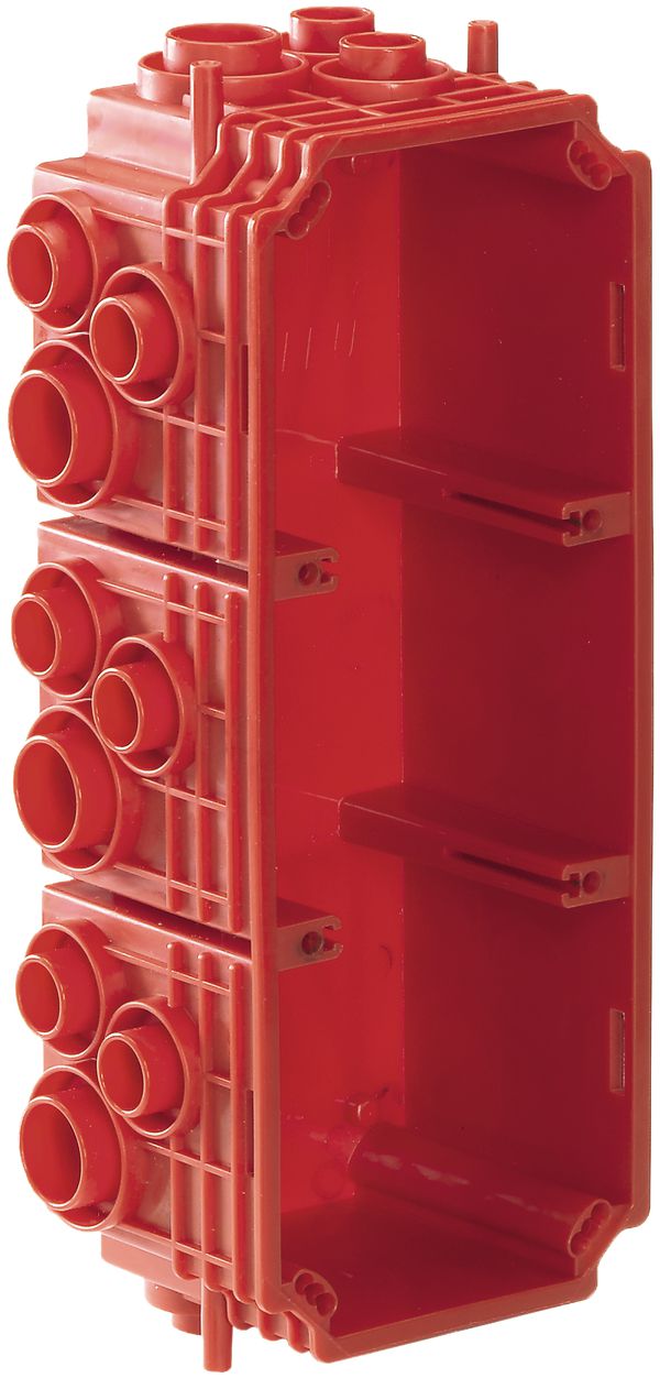 UP-Einlassdose MT Crallo-Leu Gr. I-I-I rot