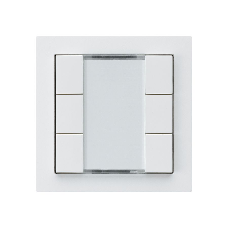 Poussoir ENC kallysto A KNX 6× s/e-link blanc