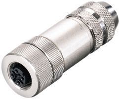 Stecker M12 Weidmüller Buchse, gerade Schraubanschluss