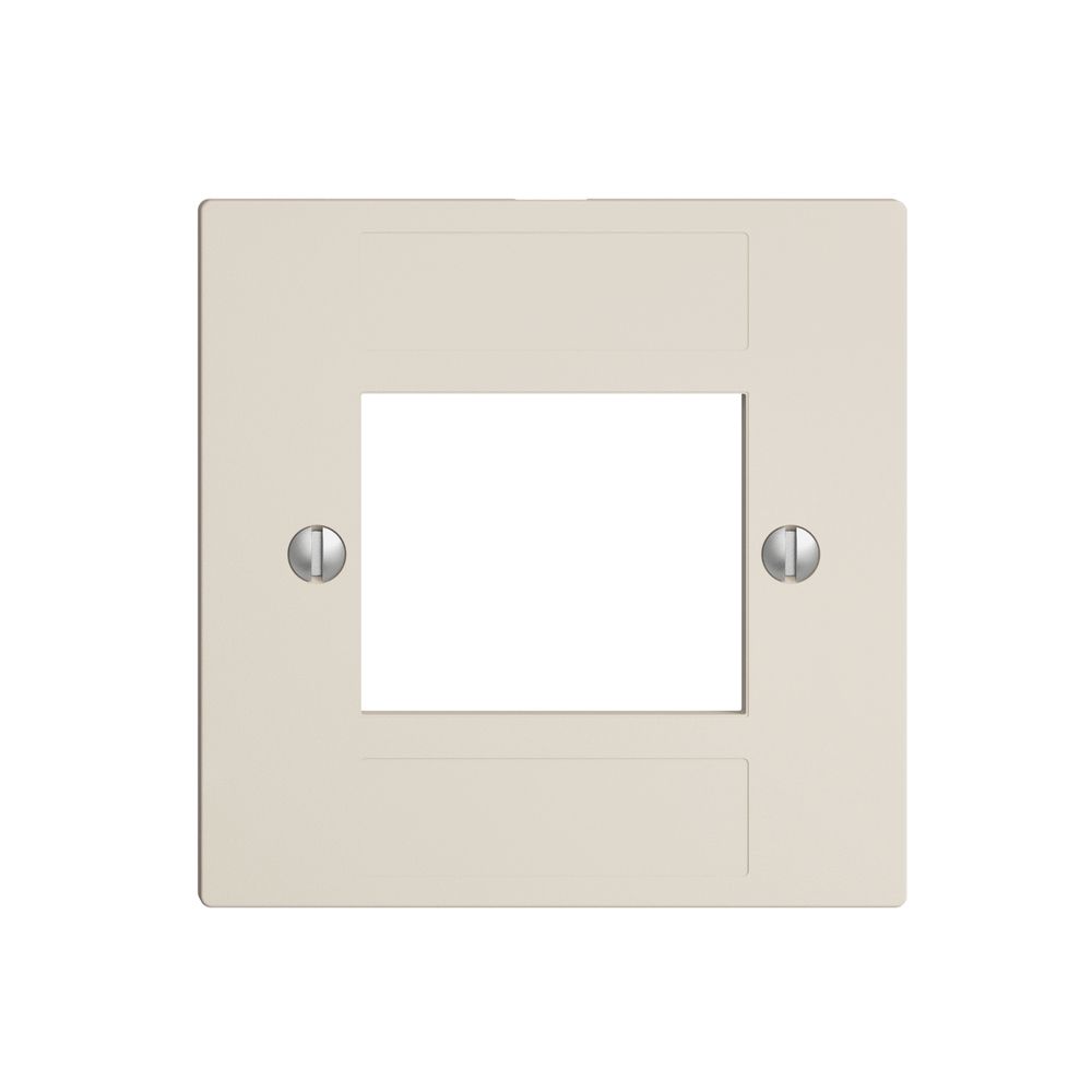 Frontplatte 4×RJ45 ITplus EDIZIOdue crema