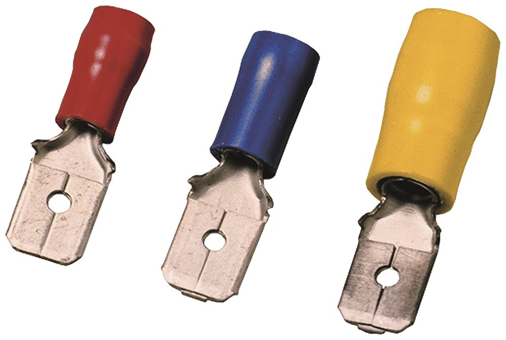 Spina piatta isolata 6.3×0.8/4…6 giallo