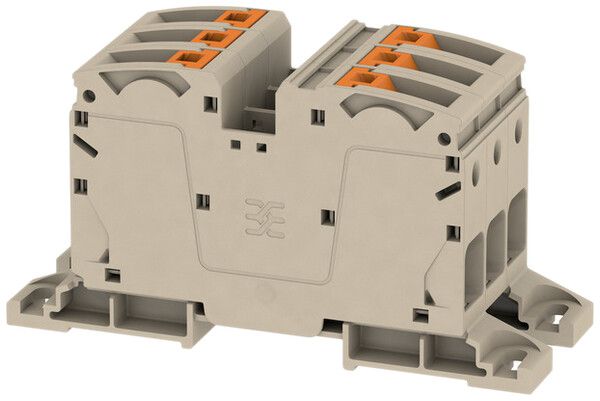 Morsetto passante Weidmüller A2C PUSH IN 6×35mm² beige