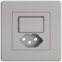 UP-Montageset EDIZIO.liv SNAPFIX® für Kombi.T13 m.1 Knopf bel.m.Seitenlinse hgu