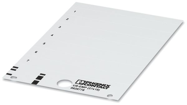 Etichetta US-EMP inseribile bianco 27×17.6mm