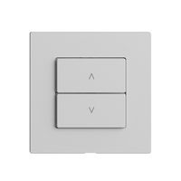 Abdeckset zu Storenschalter 1K/2T Edue Wiser hellgrau