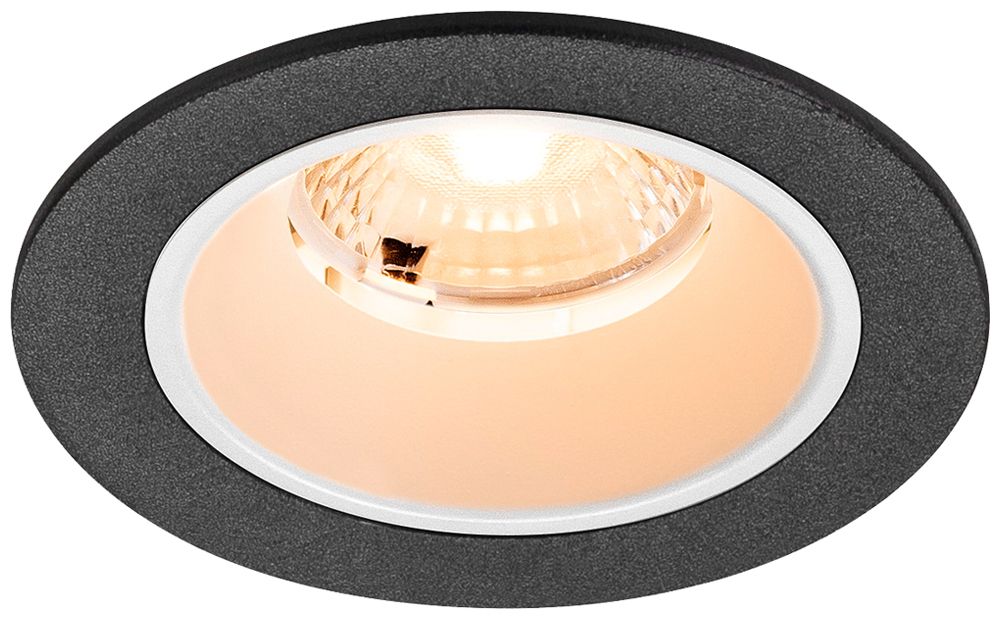 LED-Downlight SLV NUMINOS S 6.7W 1000lm 2700K MB DALI Ø80×52mm sz/ws