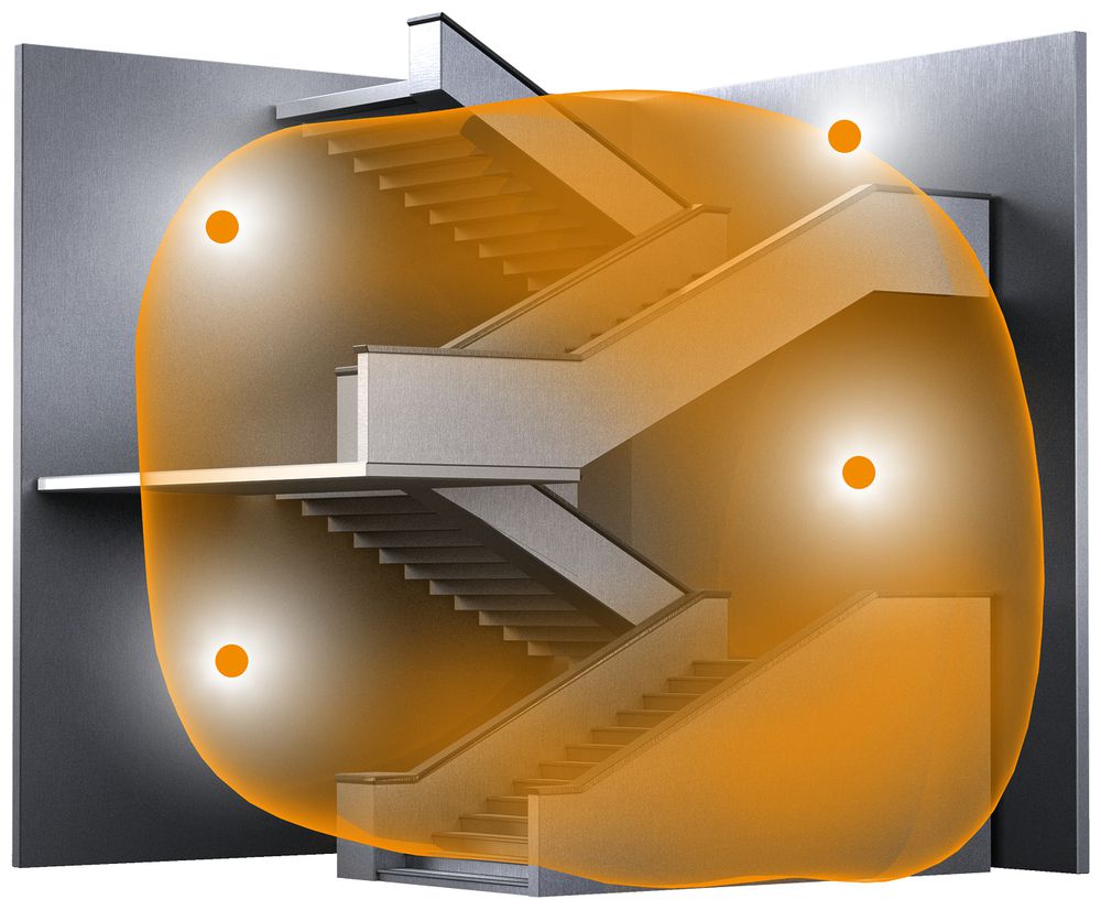 Plafoniera/applique LED Steinel RS PRO S30 SEN 25.7W 2615lm 830 IP20 REG