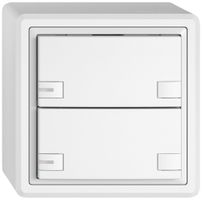 Pulsante universale AP EDIZIO.liv UNI SNAPFIX® 5…48V c.LED blu 2× com.2T bi