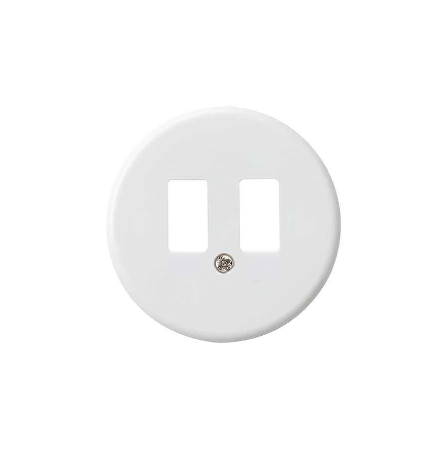 Frontscheibe basico H für USB-Ladesteckdose weiss