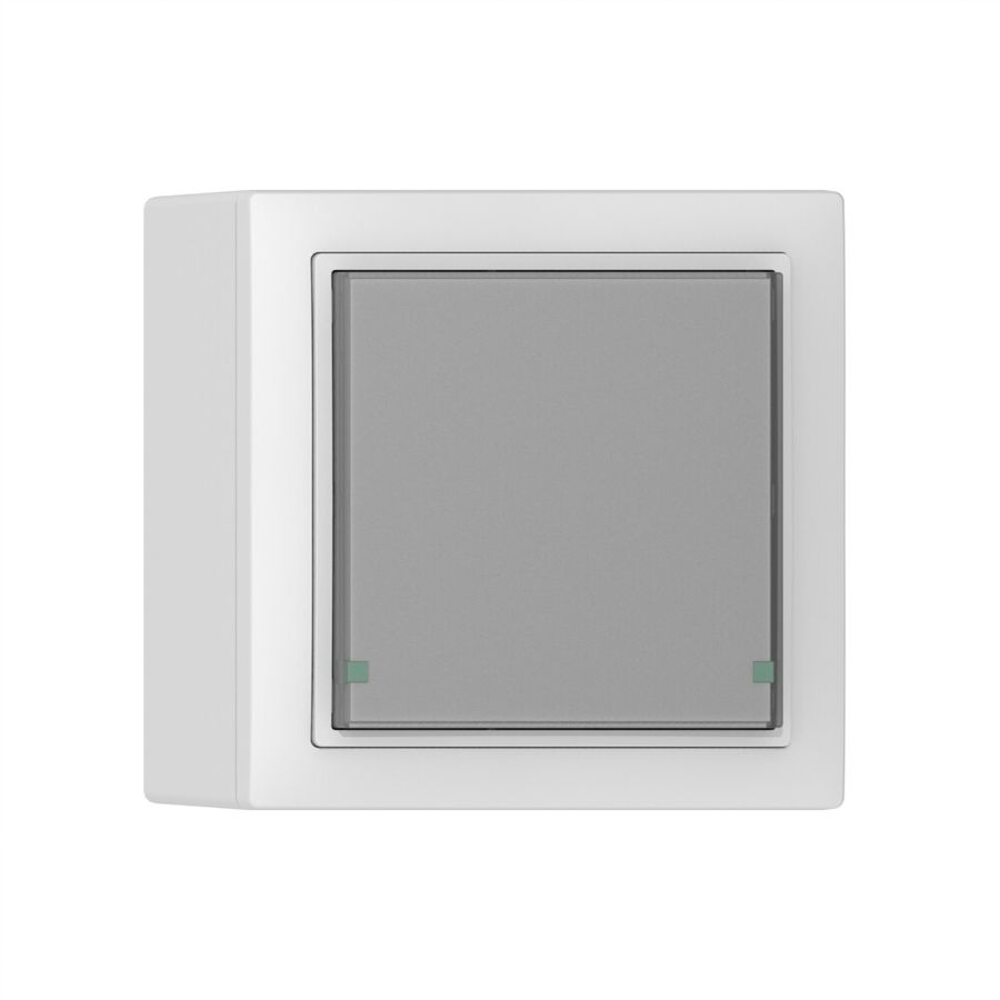 AP-Taster SIDUS 1/2 mit LED weiss