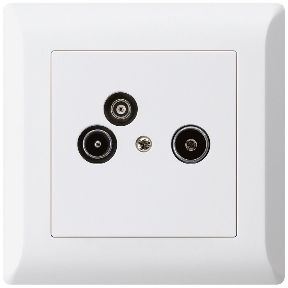 UP-Antennendose R/TV-Daten kallysto.line 19dB weiss