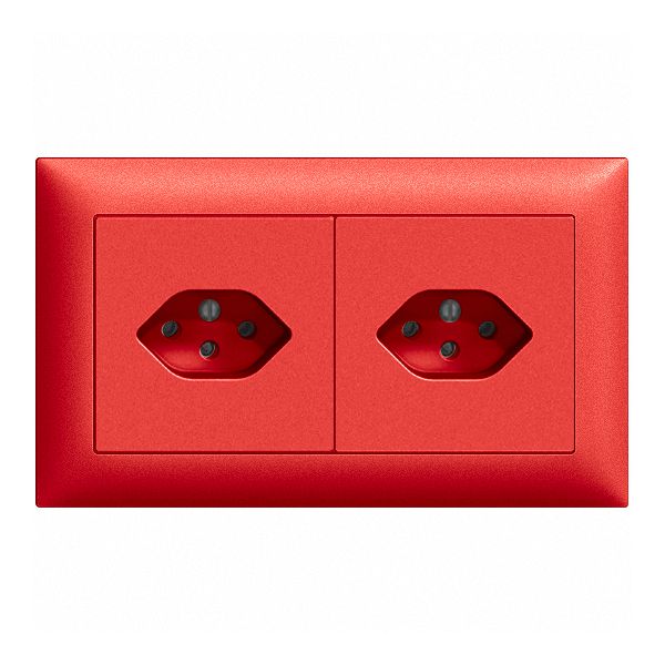 Combinaison ENC I-I EDIZIOdue 2×T13 horizontale berry