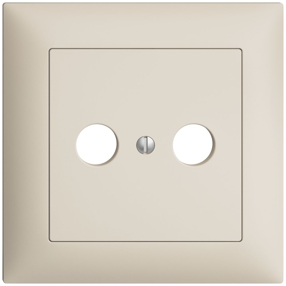 UP-Frontset EDIZIOdue crema 88×88mm