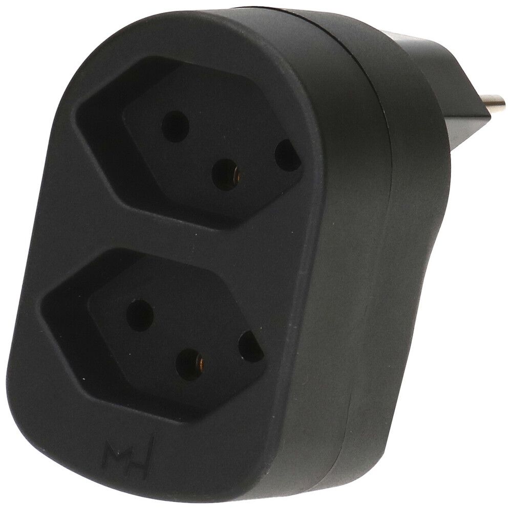 Mehrfach-Stecker MAX HAURI ADAPT SPLIT 10A 2×T13 sz