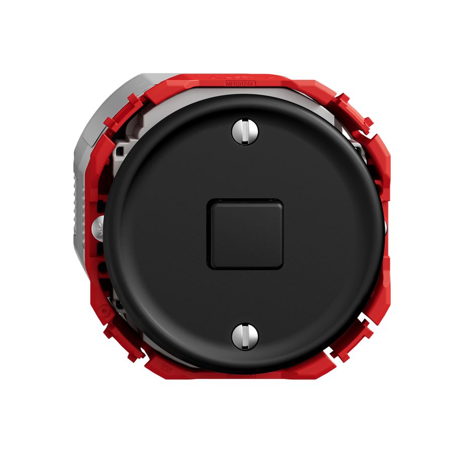 KNX-Taster RGB STANDARDdue SNAPFIX® 1×Taste m.Temperaturfüh.sz