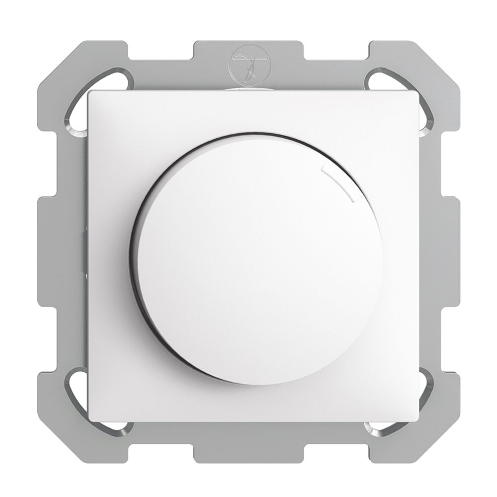 UP-Drehsensor Edue FM KNX, 21…30VDC, SELV, Stromaufnahme max. 12.5mA, ws