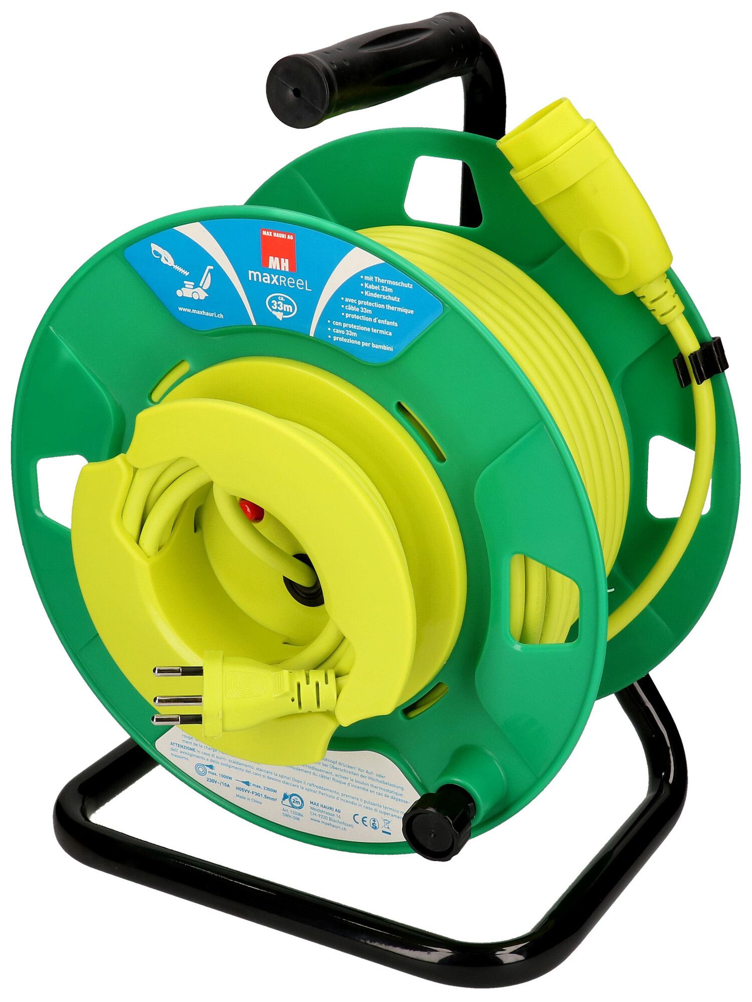 Kabelrolle MH REEL 1×T13 33m IP20 gn