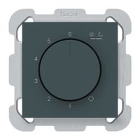 UP-Raumthermostat kallysto An/Aus 230VAC 4A 77×77mm anthrazit