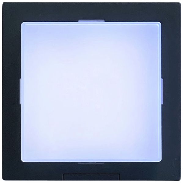 Applique LED Z-Licht Cube 4.5W 500lm 3000K IP65 115×115mm anthracite
