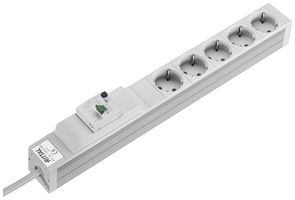 Presa multipla Rittal DK 7240.280 19" 1UA 230VAC/16A 5×SCHUKO RCD