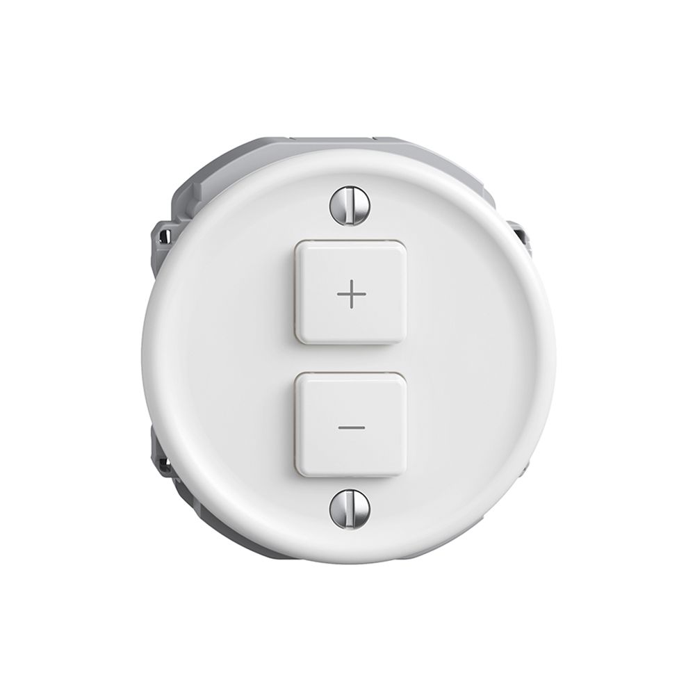 Commande pour variateur 1K/2T Sdue Wiser blanc