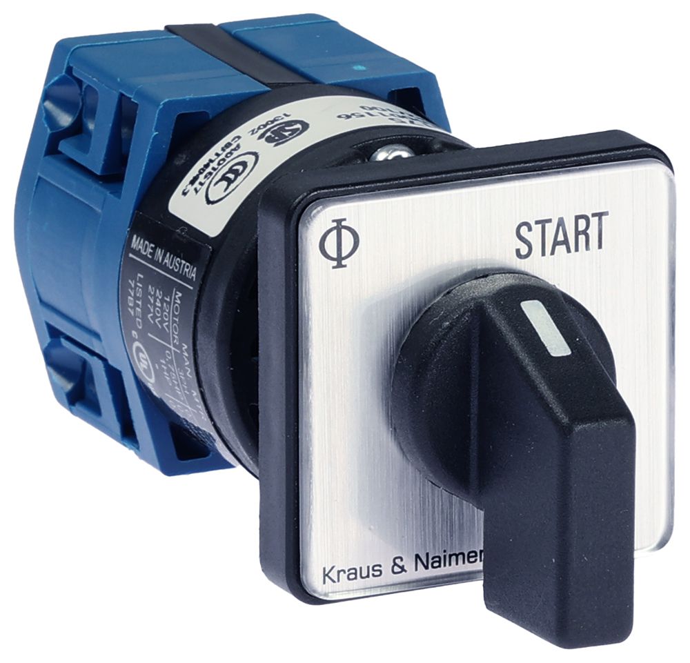 EB-Schwenktaster K&N CG4.A175.E, 10A/400V 1L 30×30mm "START"