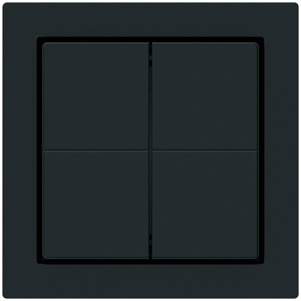 Pulsante senza fili Friends of Hue KAL, 4×, 60×60mm, nero