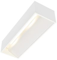 Lampada a muro LED SLV LOGS IN L 19W 1500lm 2000…3000K 300×100×70mm bianco