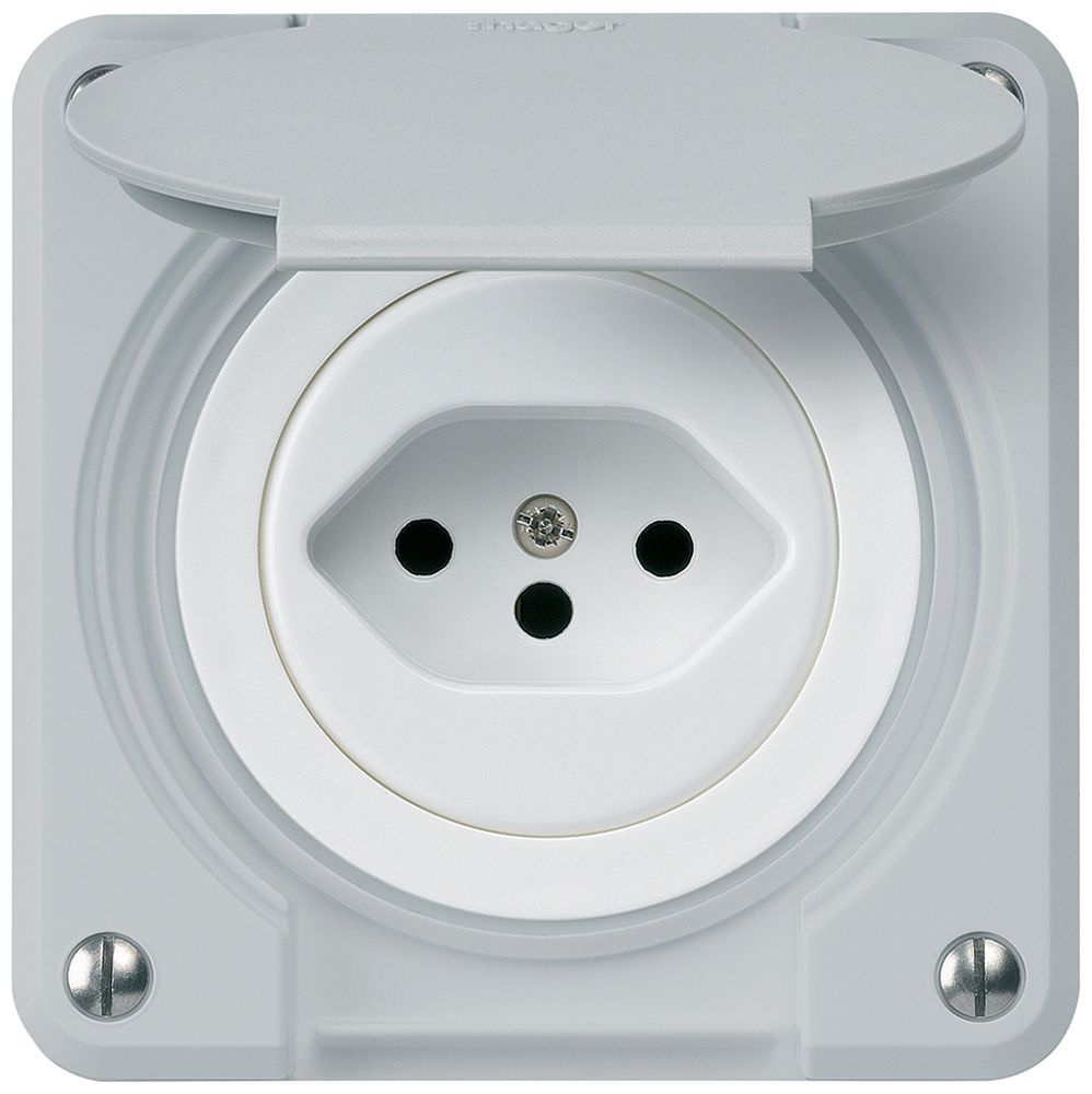 Prise ENC robusto type 13 gris