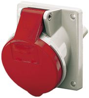 EB-Steckdose CEE 32A 5P 6h 400V rot schräg Mennekes