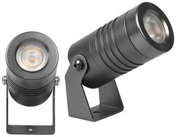 LED-Strahler CHARLY S 5W 2700K IP67 MB 42×77mm grau