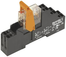 Interface relais WM RCIKITP 230VAC LED rouge 1C 250VAC 16A, PUSH IN