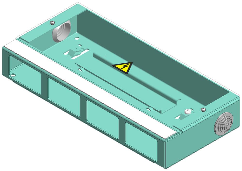 Coffret de branchement DAK 4FLF horizontal
