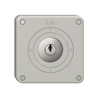 NUPU-Drehschalter NEVO, 3/1L, mit Schloss&2 Schlüsseln, KS, 2-1-2-1, lichtgrau