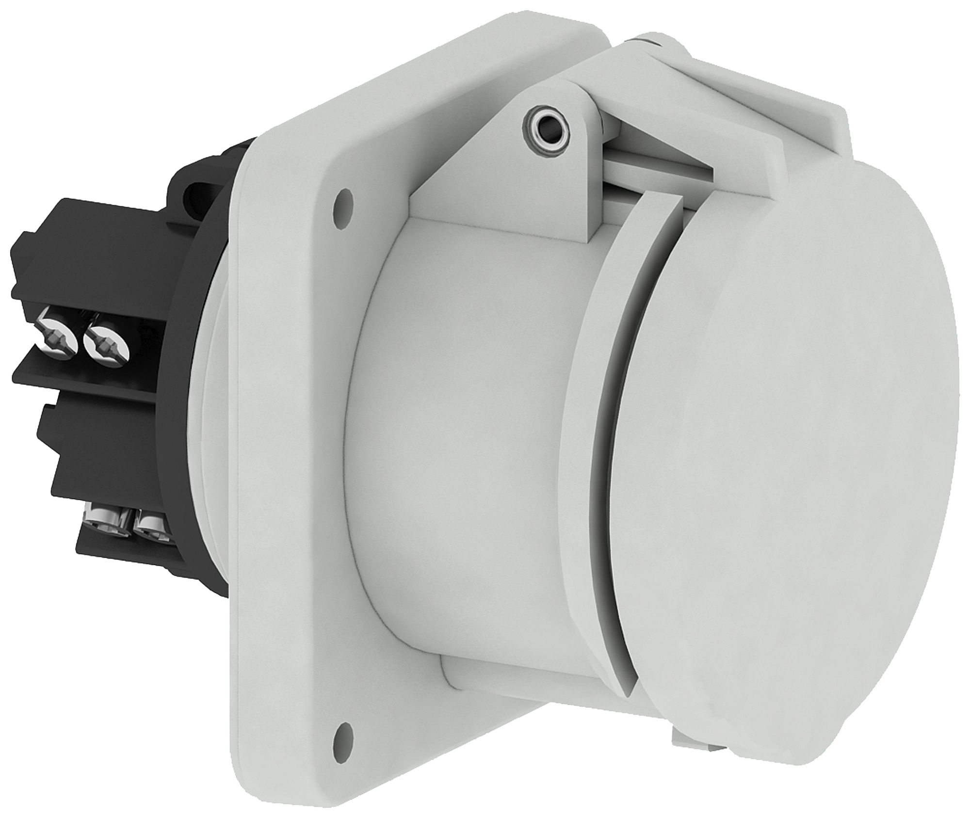 EB-Steckdose Bals CEE TE 63A 5P >50V 1h IP44 Ni 107×107mm