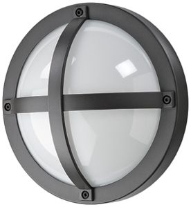 Anbauleuchte SG Solo E27 1×46W IP65 direkt Ø270mm anthrazit