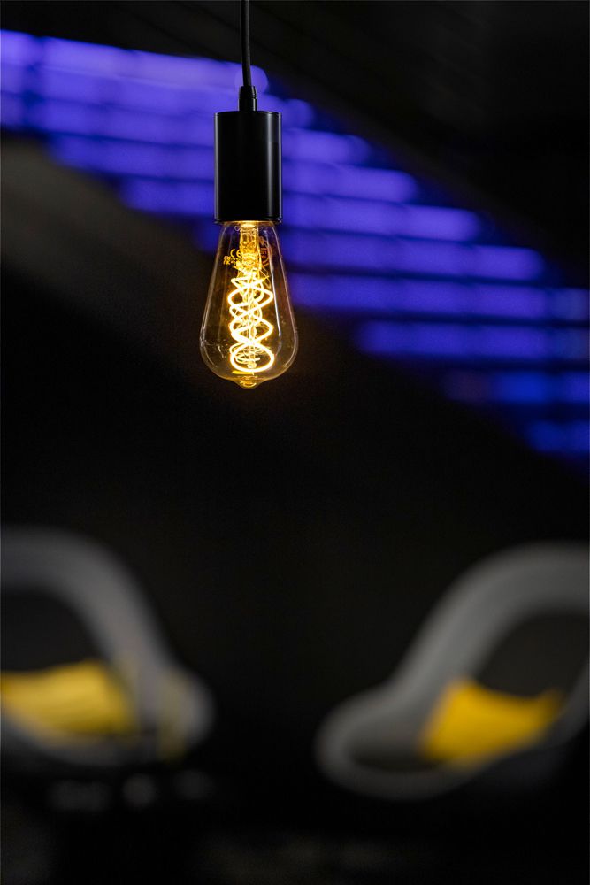 LED-Lampe SLV E27 4W 250lm 1800K kl/Go Ø64×142mm